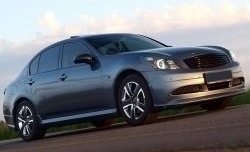 7 949 р. Накладка на передний бампер H Style INFINITI G35 V36 седан (2006-2015) (Неокрашенная)  с доставкой в г. Кемерово. Увеличить фотографию 2