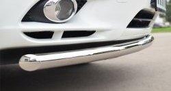 16 299 р. Одинарная защита переднего бампера диаметром 63 мм SLITKOFF  INFINITI JX35 (2012-2014)  с доставкой в г. Кемерово. Увеличить фотографию 3