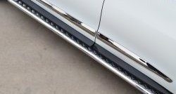 24 649 р. Широкая защита порогов SLITKOFF INFINITI JX35 (2012-2014)  с доставкой в г. Кемерово. Увеличить фотографию 3