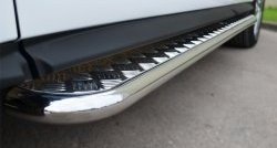 24 649 р. Широкая защита порогов SLITKOFF INFINITI JX35 (2012-2014)  с доставкой в г. Кемерово. Увеличить фотографию 4
