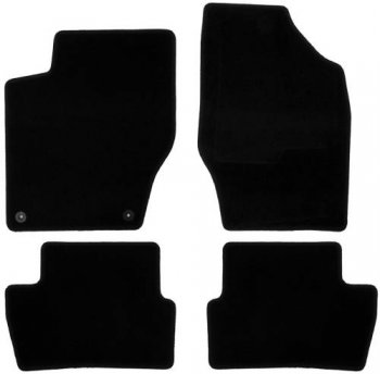 Текстильные коврики салона АКПП Klever Econom INFINITI JX35 (2012-2014) (Черные)
