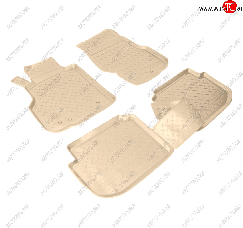 3 459 р. Коврики салона Norplast Unidec  INFINITI M (2005-2010) Y50 седан (Цвет: бежевый)  с доставкой в г. Кемерово