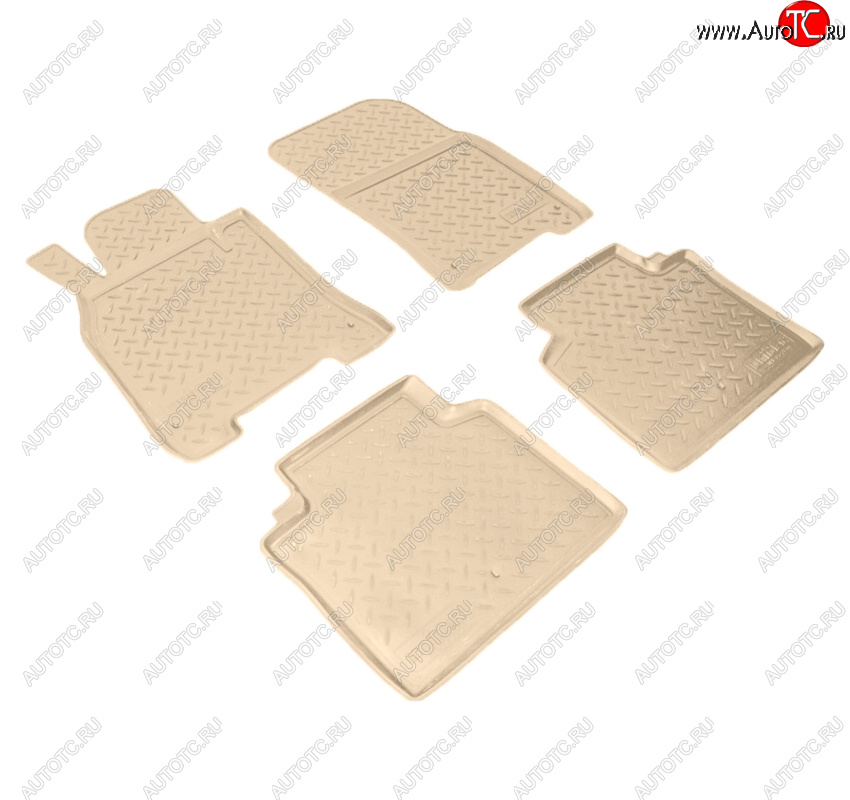 3 459 р. Коврики салона Norplast Unidec  INFINITI M - Q70  Y51 (Цвет: бежевый)  с доставкой в г. Кемерово