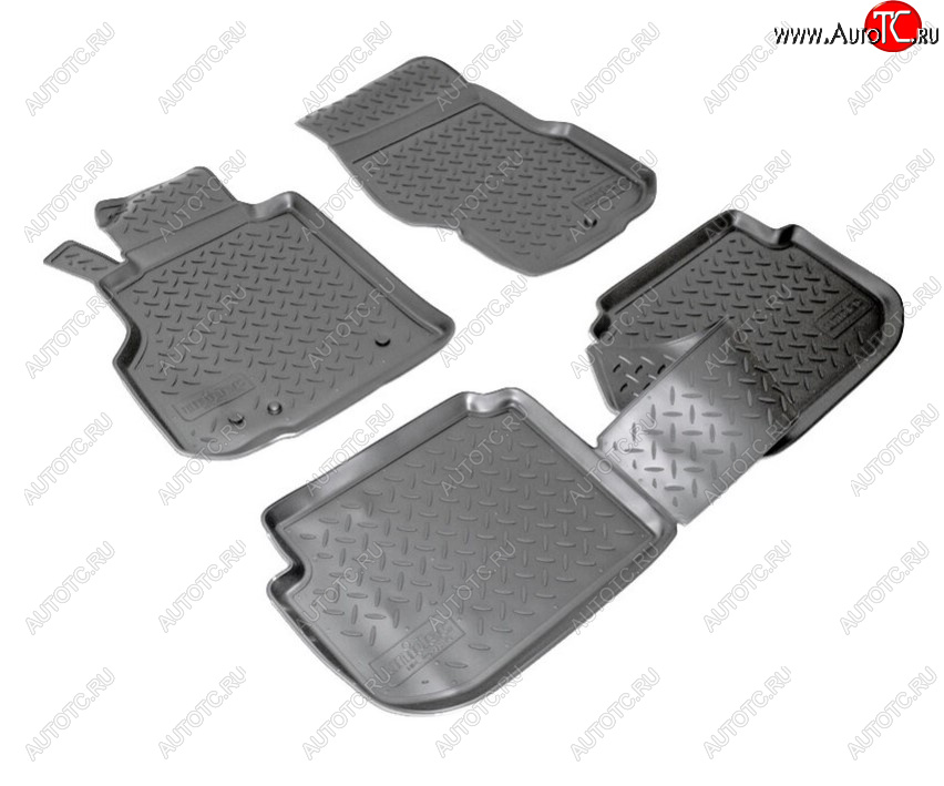 2 799 р. Комплект ковриков в салон Norplast Unidec  INFINITI M (2005-2010) Y50 седан (Цвет: черный)  с доставкой в г. Кемерово