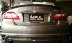 42 899 р. Задний бампер Impul INFINITI M (2010-2014) (Без карбоновых вставок, Неокрашенный)  с доставкой в г. Кемерово. Увеличить фотографию 2