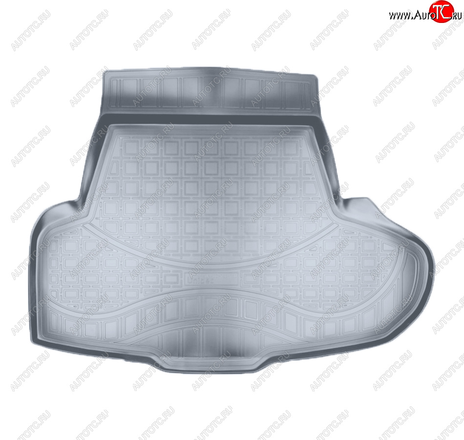 2 599 р. Коврик багажника Norplast Unidec  INFINITI Q50  V37 (2013-2021) дорестайлинг, рестайлинг (Цвет: серый)  с доставкой в г. Кемерово