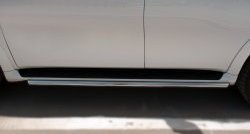 14 999 р. Защита порогов из круглой укороченной трубы диаметром 42 мм SLITKOFF INFINITI QX80 Z62 1-ый рестайлинг (2014-2018)  с доставкой в г. Кемерово. Увеличить фотографию 2