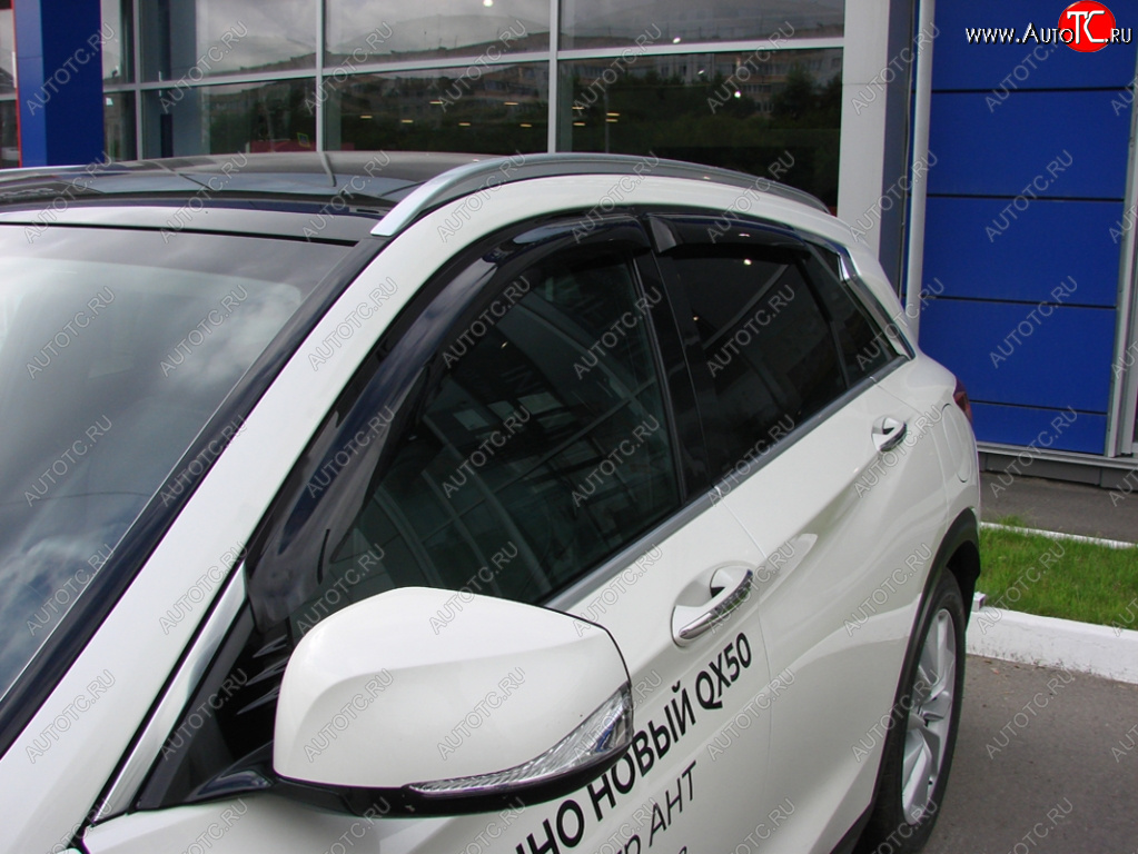 3 399 р. Дефлектора окон SIM INFINITI Qx50 J55 (2017-2022)  с доставкой в г. Кемерово