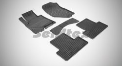 Износостойкие коврики в салон с рисунком Сетка SeiNtex Premium 4 шт. (резина) INFINITI Qx50  J50 (2013-2016) дорестайлинг