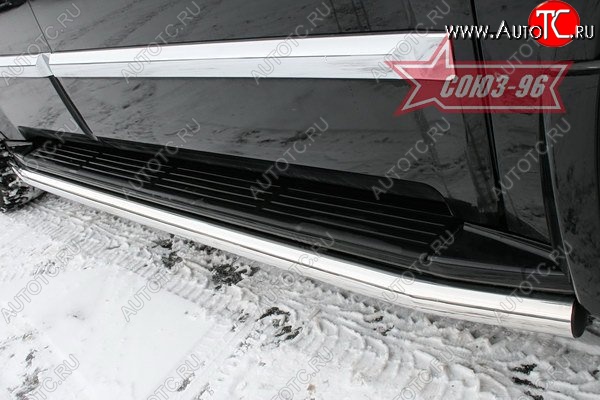 15 614 р. Защита порогов Souz-96 (d60) INFINITI QX56 JA60 рестайлинг (2007-2010)  с доставкой в г. Кемерово