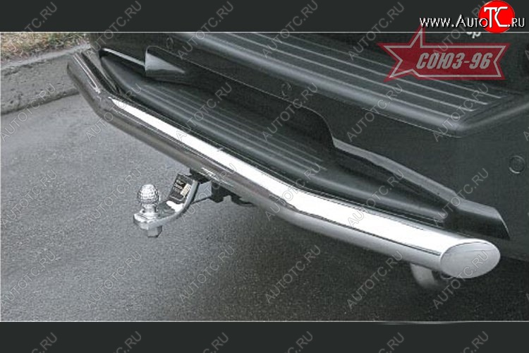 21 779 р. Защита заднего бампера американской комплектации Souz-96 (d76) INFINITI QX56 JA60 рестайлинг (2007-2010)  с доставкой в г. Кемерово