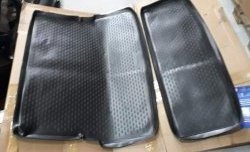2 999 р. Комплект ковриков в багажник Element (полиуретан, 2 шт.) INFINITI QX56 JA60 рестайлинг (2007-2010) (черный)  с доставкой в г. Кемерово. Увеличить фотографию 4