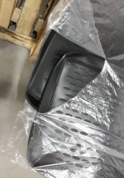 2 999 р. Комплект ковриков в багажник Element (полиуретан, 2 шт.) INFINITI QX56 JA60 рестайлинг (2007-2010) (черный)  с доставкой в г. Кемерово. Увеличить фотографию 3