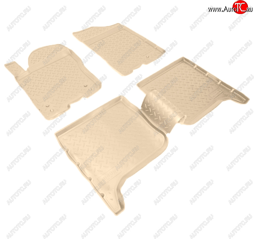 3 679 р. Коврики салона Norplast Unidec  INFINITI QX56  JA60 (2004-2010) дорестайлинг, рестайлинг (Цвет: бежевый)  с доставкой в г. Кемерово