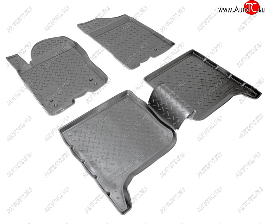 3 389 р. Комплект ковриков в салон Norplast Unidec INFINITI QX56 JA60 рестайлинг (2007-2010) (Цвет: черный)  с доставкой в г. Кемерово