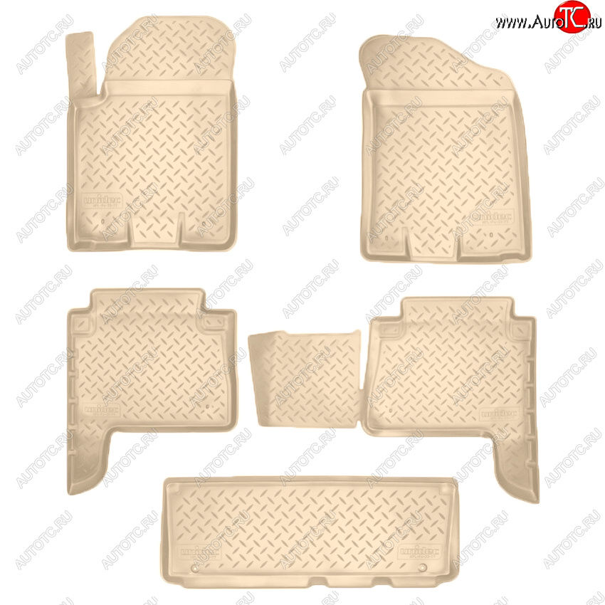 3 799 р. Коврики салона Norplast Unidec  INFINITI QX56  Z62 - QX80  Z62 (Цвет: бежевый)  с доставкой в г. Кемерово