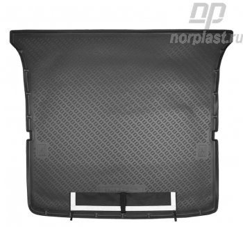 Коврик багажника Norplast Unidec (5 мест) INFINITI QX56  Z62 (2010-2013), INFINITI QX80  Z62 (2013-2018), Nissan Patrol  6 (2010-2017) (Черный, с погрузочным ковриком (фартуком))