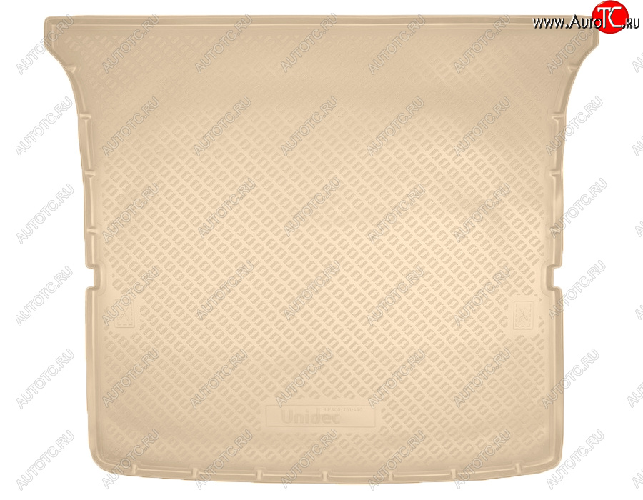 2 599 р. Коврик багажника Norplast Unidec (5 мест)  INFINITI QX56  Z62 (2010-2013), INFINITI QX80  Z62 (2013-2024), Nissan Patrol  6 (2010-2017) (Цвет: бежевый)  с доставкой в г. Кемерово