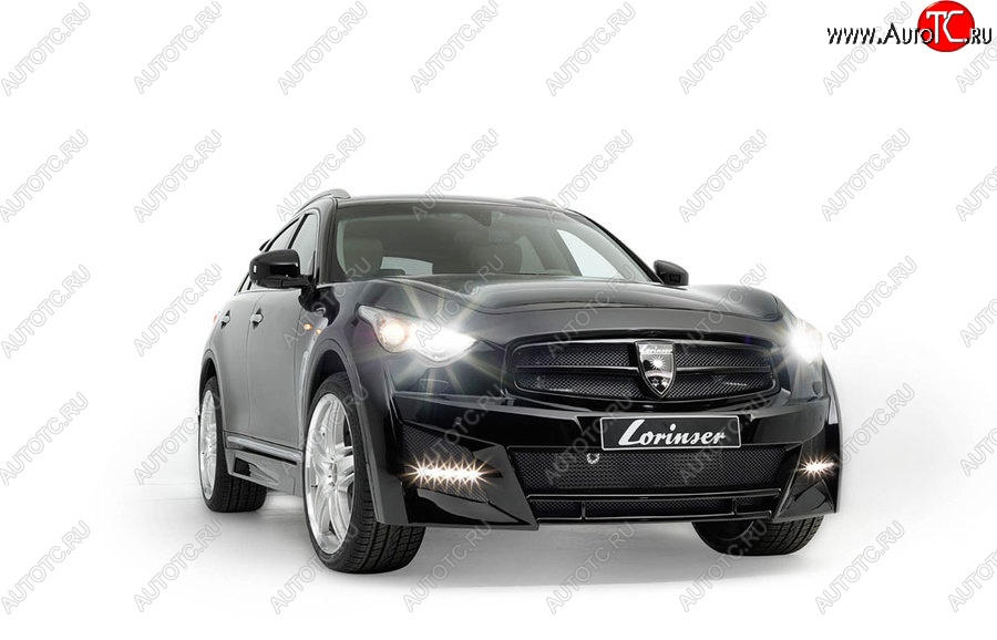 23 749 р. Передний бампер Lorinser INFINITI QX70 S51 (2013-2020) (Неокрашенный)  с доставкой в г. Кемерово