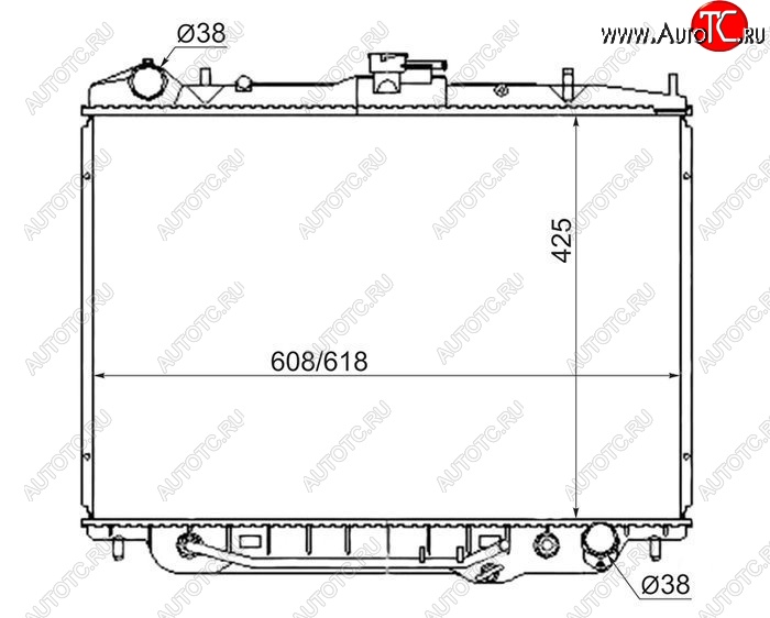 10 499 р. Радиатор двигателя (пластинчатый, 3.2, МКПП/АКПП) SAT  Isuzu Bighorn  UBS25GW,UBS69GW (1991-1993), Isuzu Rodeo (1998-2004), Isuzu Trooper (1991-2002), Isuzu Wizard (1998-2004), Opel Monterey (1991-2002)  с доставкой в г. Кемерово