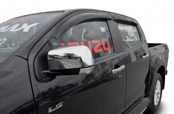 2 999 р. Дефлектора окон SIM Isuzu D-Max RT85,TFR DoubleCab рестайлинг (2015-2021)  с доставкой в г. Кемерово. Увеличить фотографию 1