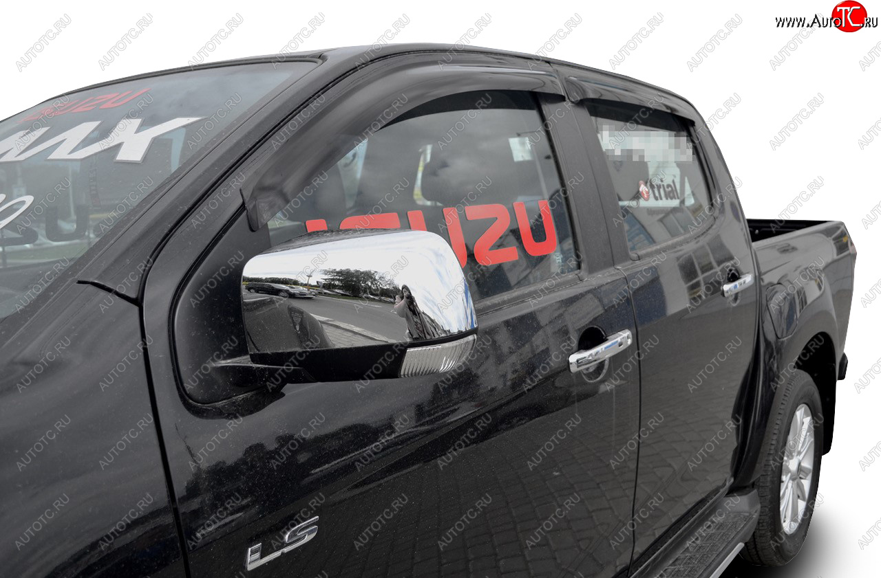 2 999 р. Дефлектора окон SIM Isuzu D-Max RT85,TFR DoubleCab рестайлинг (2015-2021)  с доставкой в г. Кемерово