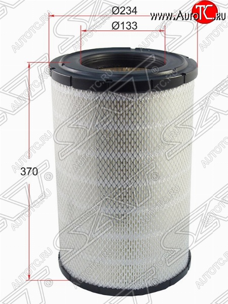 1 499 р. Фильтр воздушный двигателя FSR90 SAT (370, R 234/133 mm)  Isuzu Forward (1970-2015)  с доставкой в г. Кемерово