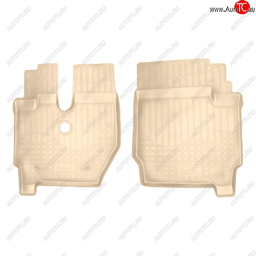 2 759 р. Коврики салона Norplast Unidec  Iveco Stralis (2012-2025) (Цвет: бежевый)  с доставкой в г. Кемерово