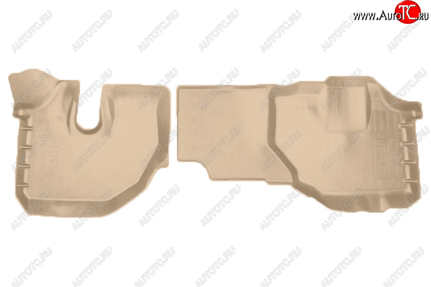 2 359 р. Коврики салона Norplast  JAC N120 - N80 (Цвет: бежевый)  с доставкой в г. Кемерово