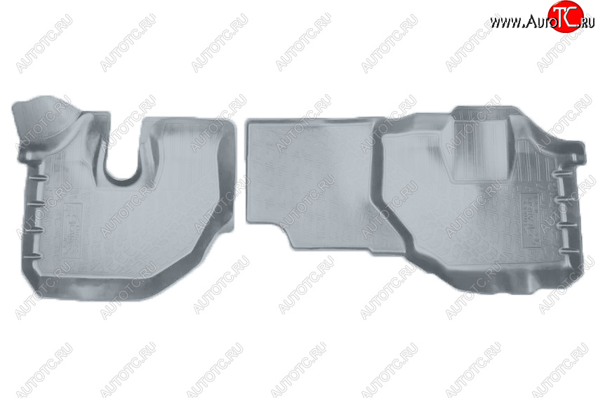 2 359 р. Коврики салона Norplast  JAC N120 - N80 (Цвет: серый)  с доставкой в г. Кемерово