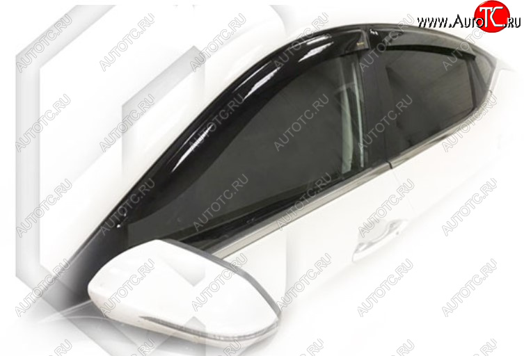 2 099 р. Дефлектора окон CA-Plastic JAC S7 рестайлинг (2020-2025) (Classic полупрозрачный)  с доставкой в г. Кемерово