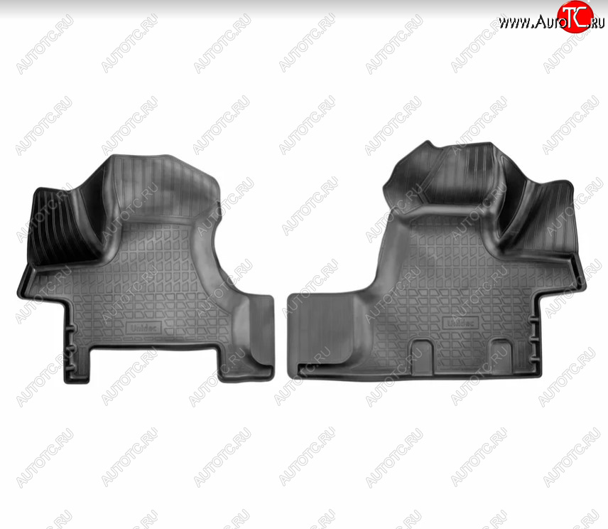 1 459 р. Коврики салона Norplast Unidec  JAC Sunray  LC6T32 (2020-2025) автобус, цельнометаллический фургон (Цвет: черный)  с доставкой в г. Кемерово