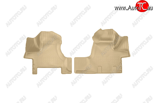 2 499 р. Коврики салона Norplast Unidec  JAC Sunray  LC6T32 (2020-2025) автобус, цельнометаллический фургон (бежевые)  с доставкой в г. Кемерово