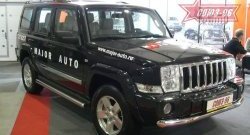 15 299 р. Защита переднего бампера одинарная Souz-96 (d76). Jeep Commander (2006-2010)  с доставкой в г. Кемерово. Увеличить фотографию 2