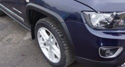 12 799 р. Накладки на колёсные арки PERFORMANCE Jeep Compass MK рестайлинг (2011-2015) (Неокрашенные)  с доставкой в г. Кемерово. Увеличить фотографию 2