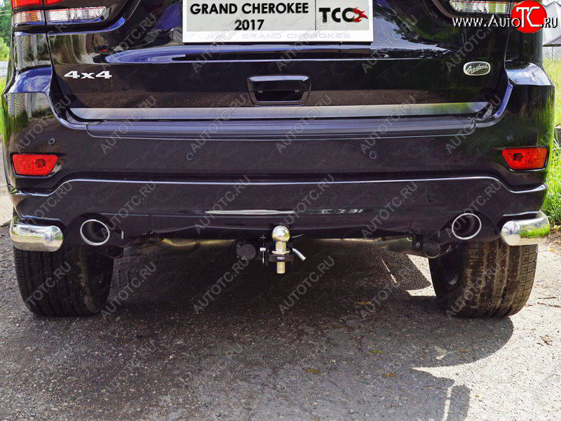 13 799 р. Фаркоп (тягово-сцепное устройство) TCC (усиленный)  Jeep Grand Cherokee  WK2 (2017-2022) 2-ой рестайлинг (Оцинкованный, шар E)  с доставкой в г. Кемерово
