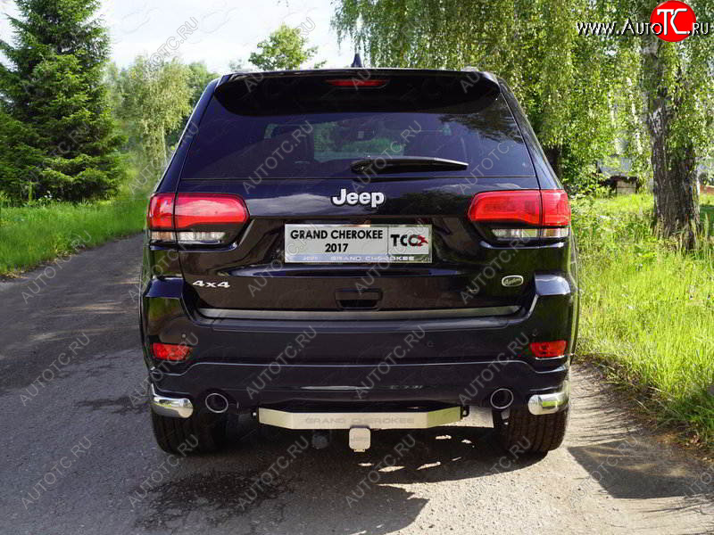 17 949 р. Фаркоп (тягово-сцепное устройство) TCC  Jeep Grand Cherokee  WK2 (2017-2022) 2-ой рестайлинг (оцинкованный, шар Е , надпись Grand Cherokee)  с доставкой в г. Кемерово