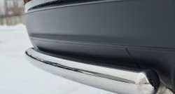 12 549 р. Одинарная защита заднего бампера из трубы диаметром 63 мм SLITKOFF  Jeep Grand Cherokee  WK2 (2010-2013) дорестайлинг  с доставкой в г. Кемерово. Увеличить фотографию 2