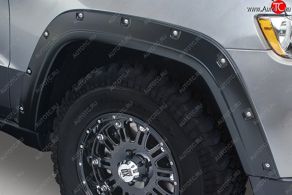 19 999 р. Накладки на колёсные арки BUSHWACKER Jeep Grand Cherokee WK2 дорестайлинг (2010-2013) (Неокрашенные)  с доставкой в г. Кемерово