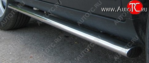 21 999 р. Защита порогов из овальной трубы диаметром 75x42 мм Russtal Jeep Liberty KK (2007-2013)  с доставкой в г. Кемерово