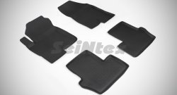 Износостойкие коврики в салон с высоким бортом SeiNtex Premium 4 шт. (резина) Jeep Liberty  KK (2007-2013)