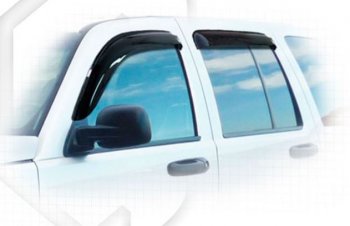 Дефлектора окон CA-Plastiс Jeep Liberty KJ дорестайлинг (2001-2004) (Classic полупрозрачный)