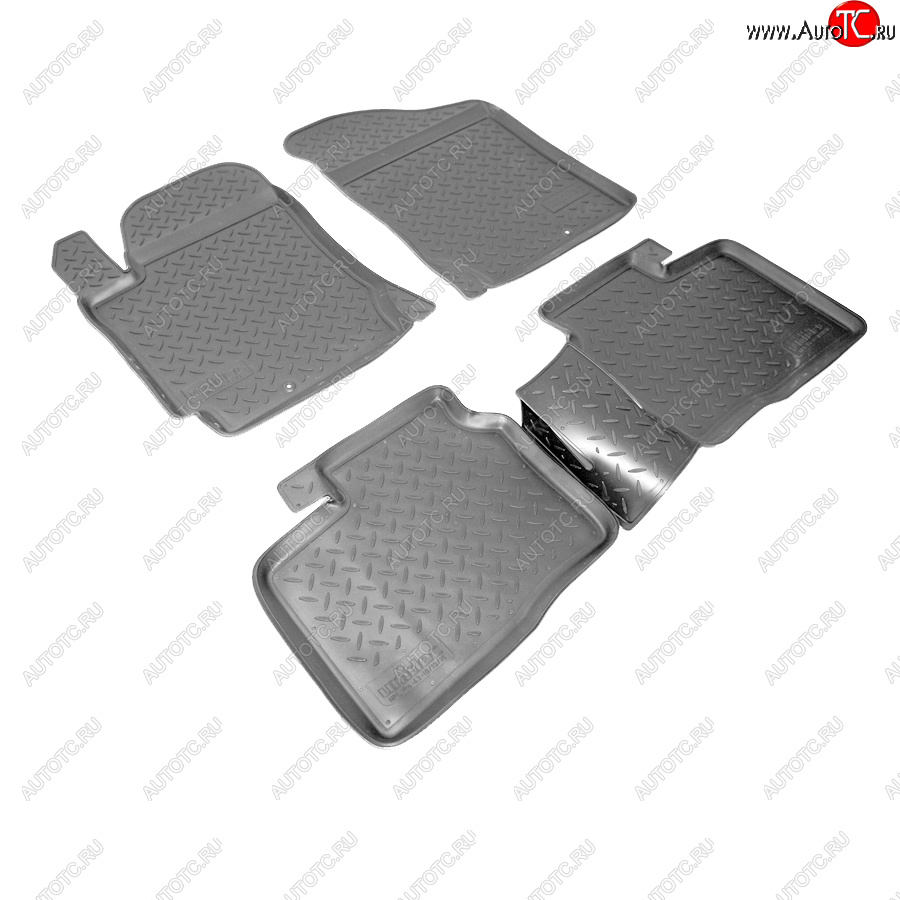2 499 р. Коврики салона Norplast Unidec  KIA Cerato Koup  1 TD (2008-2013) купе (черные)  с доставкой в г. Кемерово