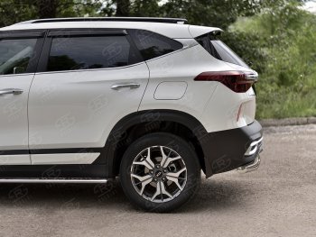 15 249 р. Защита заднего бампера (Ø63 мм, нержавейка) RUSSTAL  KIA Seltos (2019-2025)  с доставкой в г. Кемерово. Увеличить фотографию 3