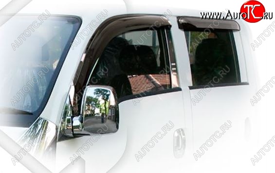 2 399 р. Дефлектора окон Double Cab CA-Plastiс  KIA Bongo  4 PU (2004-2012) дорестайлинг (Classic полупрозрачный)  с доставкой в г. Кемерово