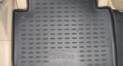 1 214 р. Коврики в салон Element 4 шт. (полиуретан) (АКПП) KIA Carens UN (2006-2013)  с доставкой в г. Кемерово. Увеличить фотографию 4