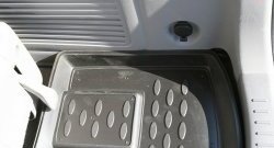 1 394 р. Комплект ковриков в салон (7 мест) Element 4 шт. (полиуретан) KIA Carnival VQ минивэн дорестайлинг (2005-2010)  с доставкой в г. Кемерово. Увеличить фотографию 4