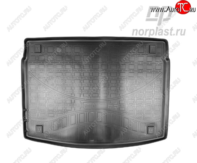 1 999 р. Коврик в багажник (комплектация Premium+) Norplast  KIA Ceed  3 CD (2018-2025) хэтчбэк (Чёрный)  с доставкой в г. Кемерово