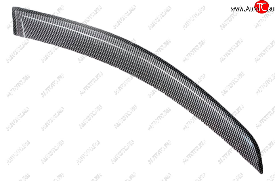 2 199 р. Дефлектора окон CA-Plastic KIA Ceed 3 CD универсал (2018-2025) (Шелкография карбон-серебро, Без хром молдинга)  с доставкой в г. Кемерово