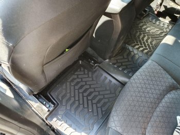 1 739 р. Коврики салона Aileron (3D с подпятником)  KIA Ceed  3 CD (2018-2025) универсал, хэтчбэк  с доставкой в г. Кемерово. Увеличить фотографию 3